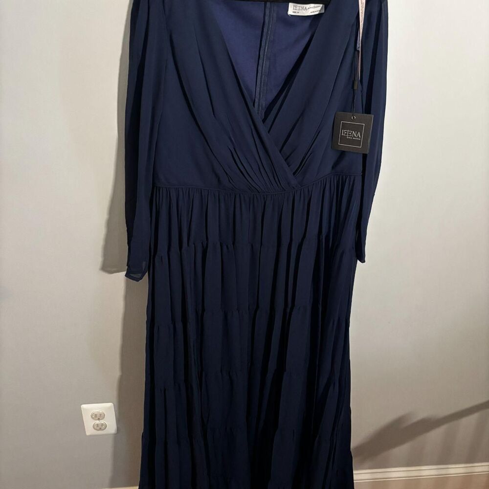 Ieena-for-mac-duggal Women's Navy and Blue Formal-dresses